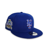 Royal Blue New York Mets Orange Bottom 40th Anniversary Side Patch 9Fifty Snapback