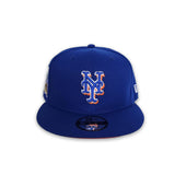 Royal Blue New York Mets Orange Bottom 40th Anniversary Side Patch 9Fifty Snapback