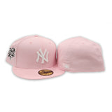 Pink New York Yankees Gray Bottom 2000 World Series Side Patch New Era 59Fifty Fitted