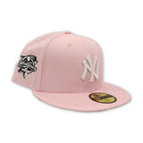 Pink New York Yankees Gray Bottom 2000 World Series Side Patch New Era 59Fifty Fitted