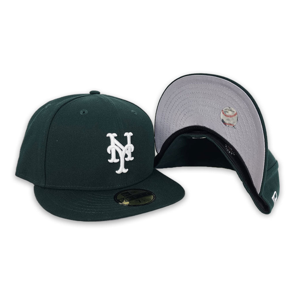 New York Yankees New Era 5950 2Tone Basic Fitted Hat - Green/Yellow w/Outline