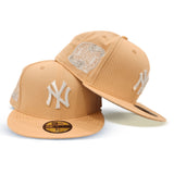 Peach New York Yankees Silver Bottom 2000 Subway Series Side Patch New Era 59Fifty Fitted