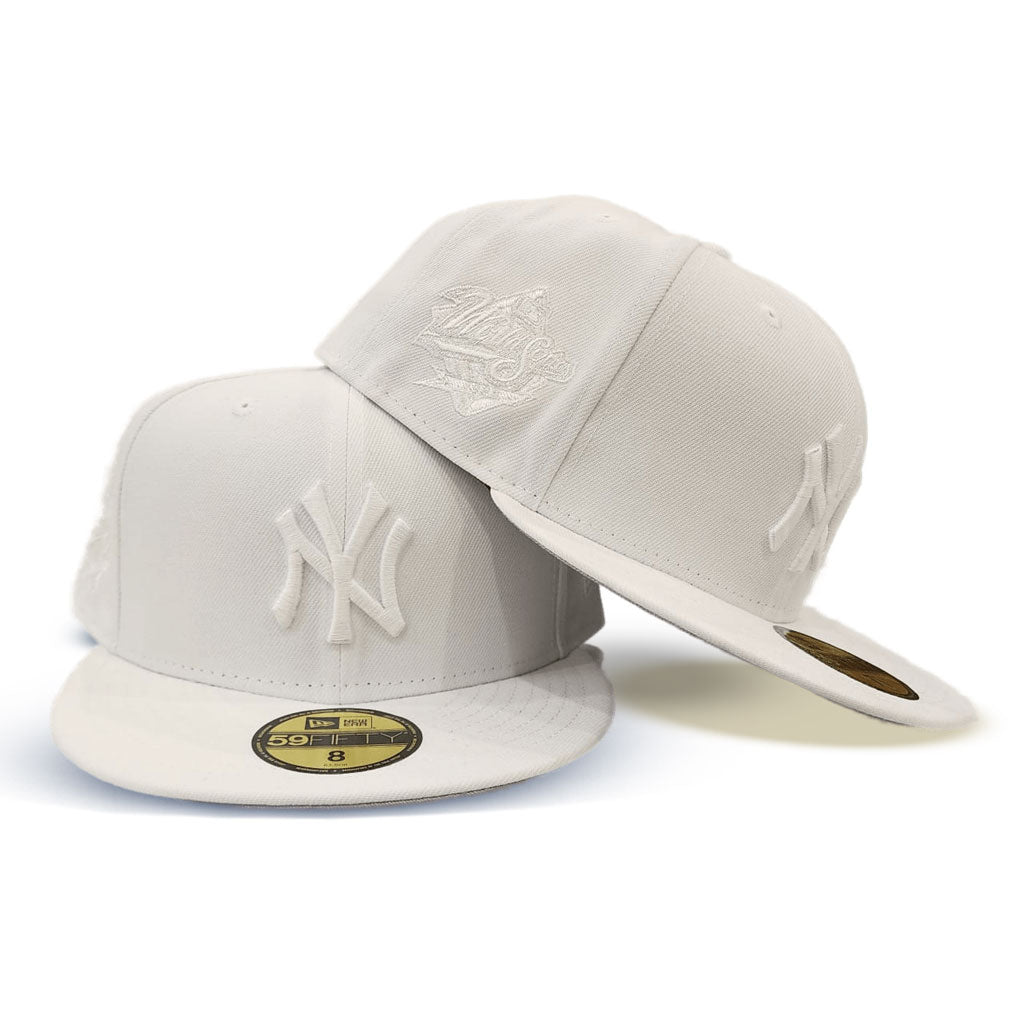 White New York Yankees Gray Bottom 1998 World Series Side Patch New Era 59FIFTY Fitted 73/4