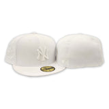 White New York Yankees Gray Bottom 1998 World Series Side Patch New Era 59Fifty Fitted