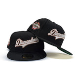 Black Arizona Diamondbacks Script Green Bottom 2001 World Series Side Patch New Era 59FIFTY Fitted