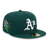 Green Felt Oakland Athletics Gray Bottom New Era 59Fifty Fitted