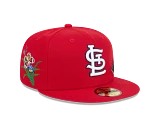 Red Felt St. Louis Cardinals Gray Bottom New Era 59Fifty Fitted