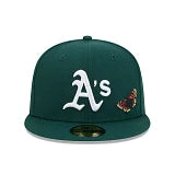 Green Felt Oakland Athletics Gray Bottom New Era 59Fifty Fitted