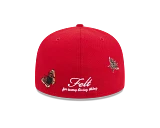 Red Felt St. Louis Cardinals Gray Bottom New Era 59Fifty Fitted