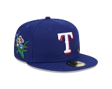 Royal Blue Felt Texas Rangers Gray Bottom New Era 59Fifty Fitted