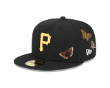 Black Felt Pittsburgh Pirates Gray Bottom New Era 59Fifty Fitted