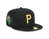 Black Felt Pittsburgh Pirates Gray Bottom New Era 59Fifty Fitted