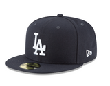 Navy Blue Los Angeles Dodgers Gray Bottom 2024 World Series Champions Side Patch New Era 59Fifty Fitted