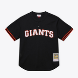 San Francisco Giants Matthew Williams Mitchell & Ness Navy 1995 Authentic Mesh Batting Practice Jersey