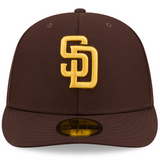 Brown San Diego Padres GORE-TEX Pre Curved Brim Gray Bottom New Era 59Fifty Fitted