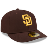 Brown San Diego Padres GORE-TEX Pre Curved Brim Gray Bottom New Era 59Fifty Fitted
