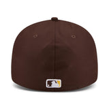 Brown San Diego Padres GORE-TEX Pre Curved Brim Gray Bottom New Era 59Fifty Fitted