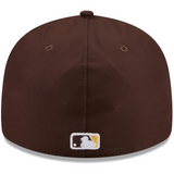 Brown San Diego Padres GORE-TEX Pre Curved Brim Gray Bottom New Era 59Fifty Fitted