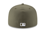 Olive Green Los Angeles Dodgers Gray Bottom 2024 World Series Champions Side Patch New Era 59Fifty Fitted