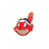 Cleveland Indians Crystal Metal Pin