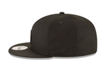 Black on Black Los Angeles Dodgers Gray Bottom 2024 World Series Champions Side Patch New Era 9Fifty Snapback