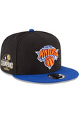 Black New York Knicks Royal Blue Visor Gray Bottom 2026 Champions Side Patch New Era 59Fifty Fitted