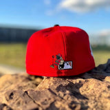 Red Houston Astros Black Visor Gray Bottom 45th Anniversary Side Patch New Era 59Fifty Fitted