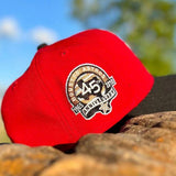 Red Houston Astros Black Visor Gray Bottom 45th Anniversary Side Patch New Era 59Fifty Fitted