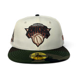 Off White New York Knicks Woodland Camo Visor Gray Bottom 1998 All Star Weekend Side Patch New Era 59Fifty Fitted