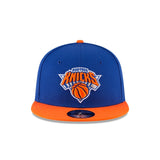 Royal Blue New York Knicks Orange Visor Gray Bottom 2026 Finals Participation Side Patch New Era 9Fifty Snapback