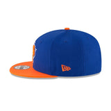 Royal Blue New York Knicks Orange Visor Gray Bottom 2026 Finals Participation Side Patch New Era 9Fifty Snapback