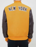 Pro Standard MLB New York Yankees Wool Varsity Brown Heavy Jacket