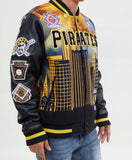 Pittsburgh Pirates Pro Standard Remix Full-Zip Black Varsity Jacket