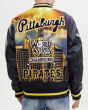Pittsburgh Pirates Pro Standard Remix Full-Zip Black Varsity Jacket
