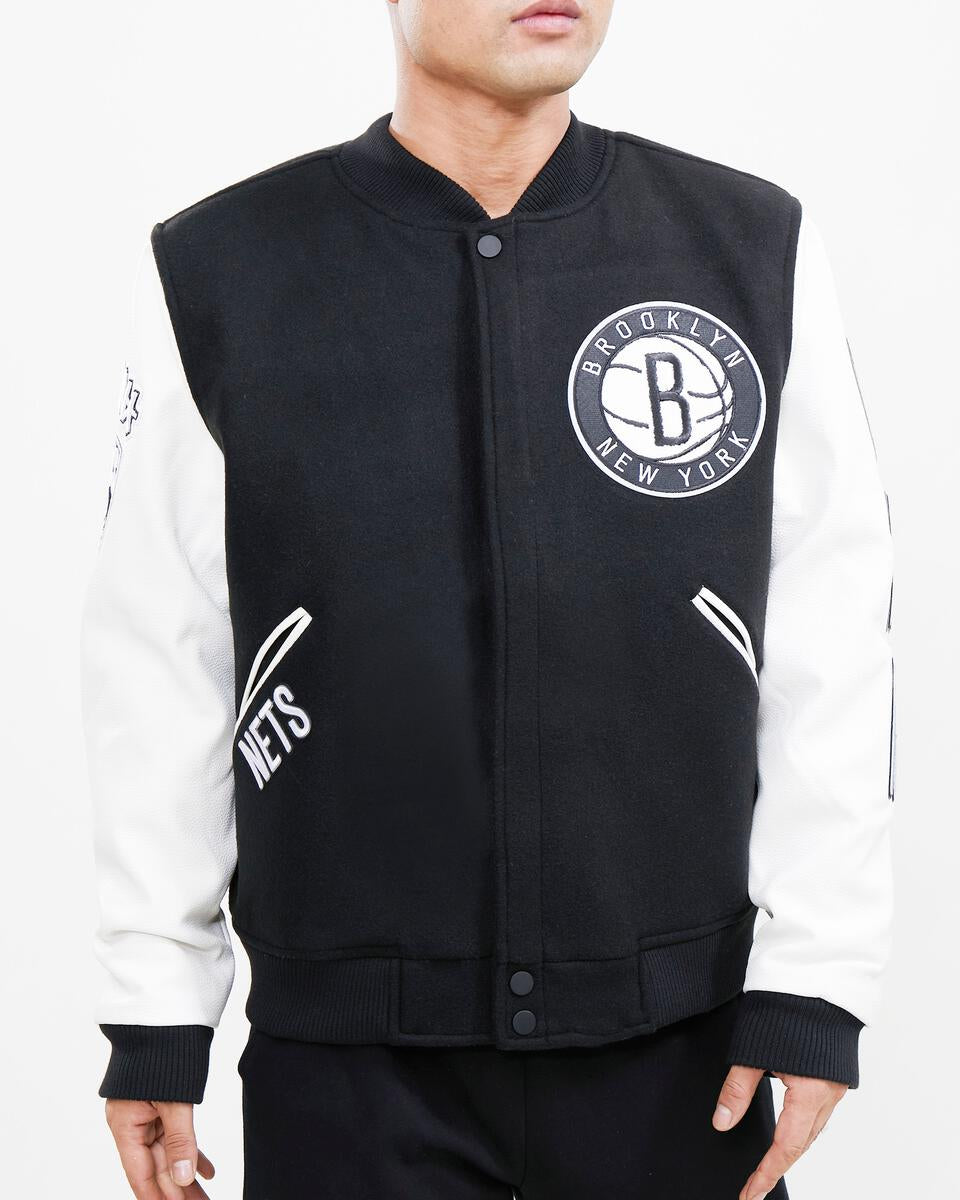 Pro Standard Brooklyn Nets Wool Varsity Heavy Jacket S
