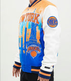 New York Knicks Pro Standard Remix Full-Zip Varsity Jacket