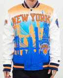 New York Knicks Pro Standard Remix Full-Zip Varsity Jacket