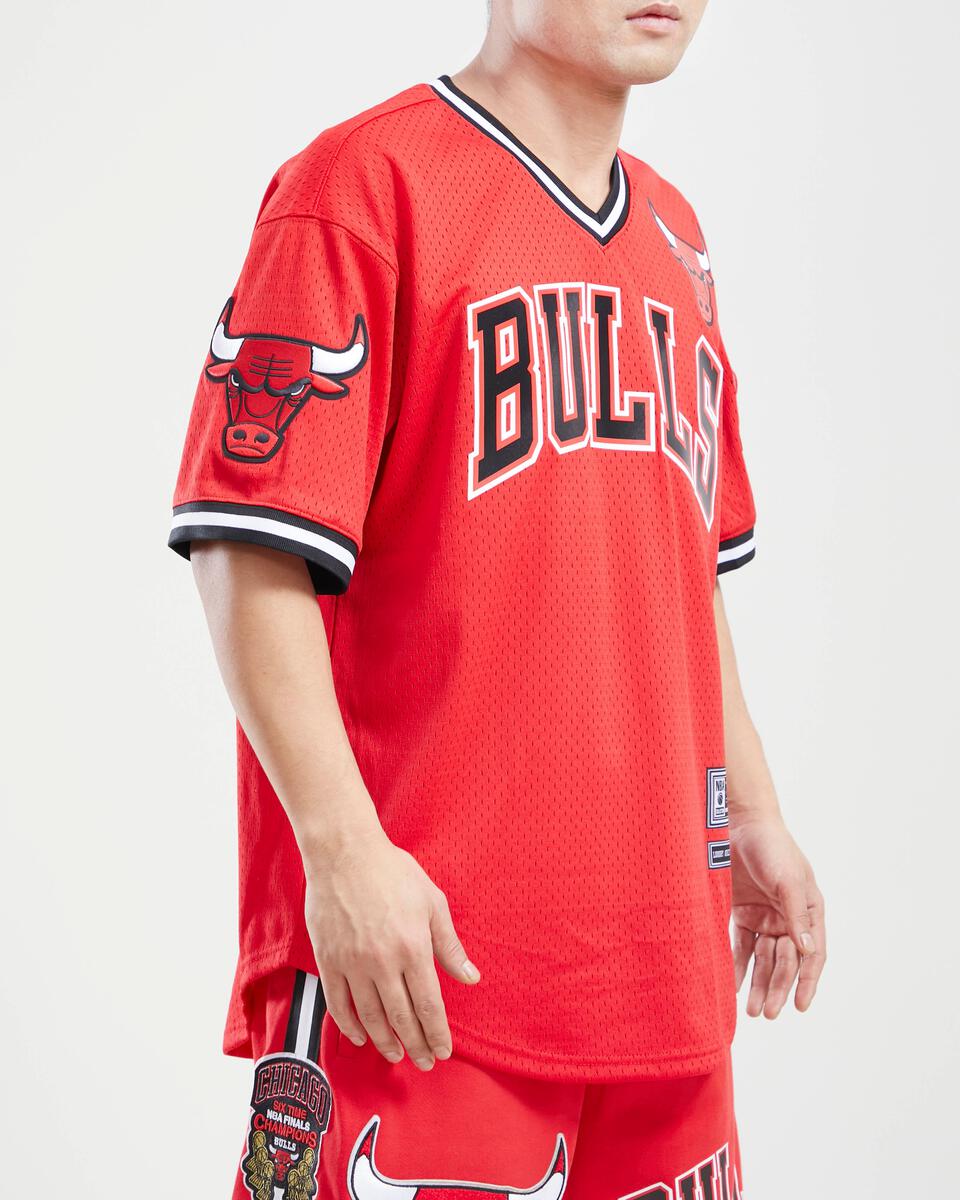Shop Pro Standard Chicago Bulls Mesh Short-Sleeve Jersey BCB153897