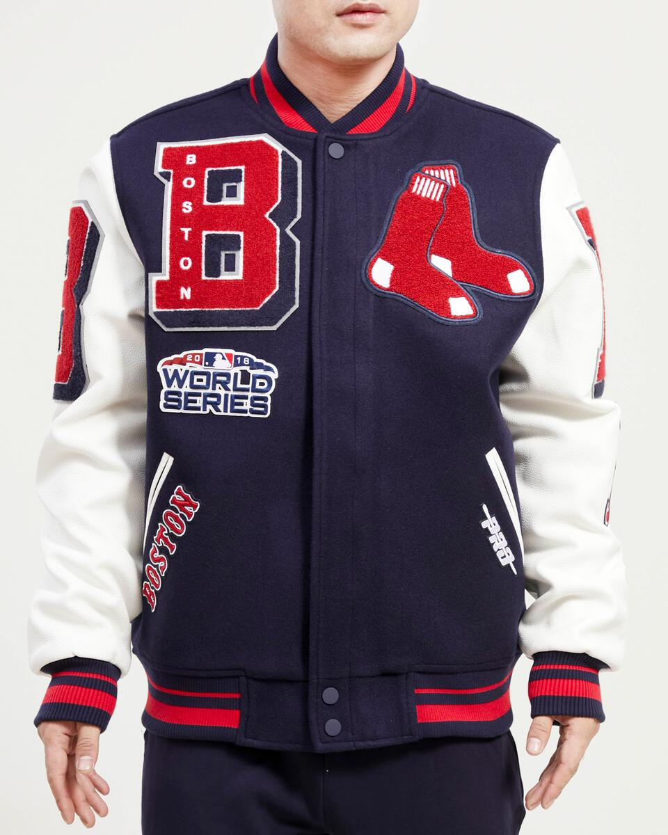 Letterman Jacket Baseball Jacket Boston Red Sox Boston Red Sox Pro