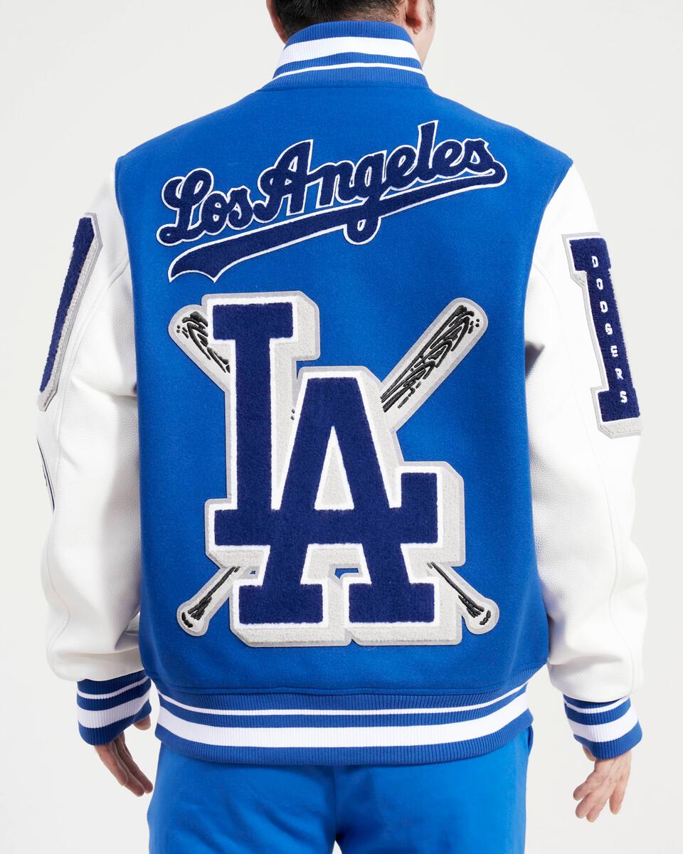 Los Angeles Dodgers Pro Standard Mash Up Logo Varsity Full-Zip
