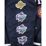 Navy Blue New York Yankees Alpha Industries X New Era Reversible MA-1 Bomber Jacket