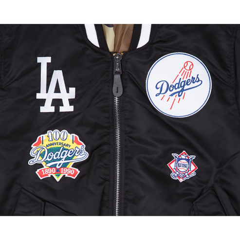 Los Angeles Dodgers National Royal Blue Satin Jacket