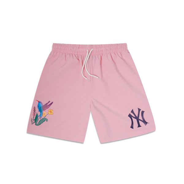 Pink New York Yankees Blooming New Era Shorts Exclusive Fitted Inc
