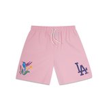 Pink Los Angeles Dodgers Blooming New Era Shorts