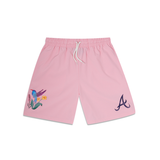 Pink Atlanta Braves Blooming New Era Shorts