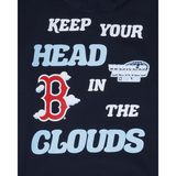Navy Blue Boston Red Sox Clouds New Era Hoodie