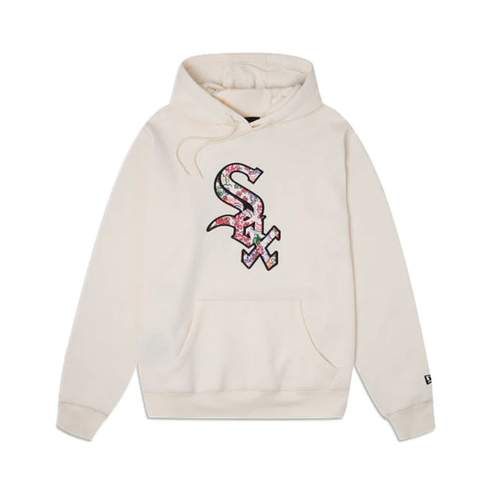 Off White Chicago White Sox Water Color Floral New Era Hoodie S