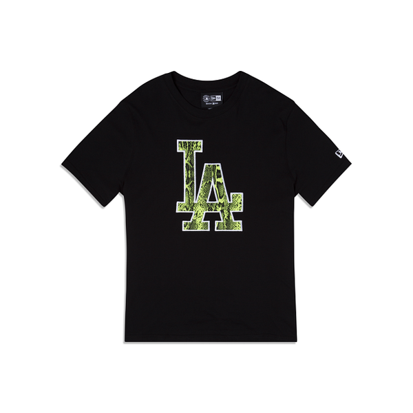 New Era Los Angeles Dodgers Summer Pop Black Neon Yellow T-shirt