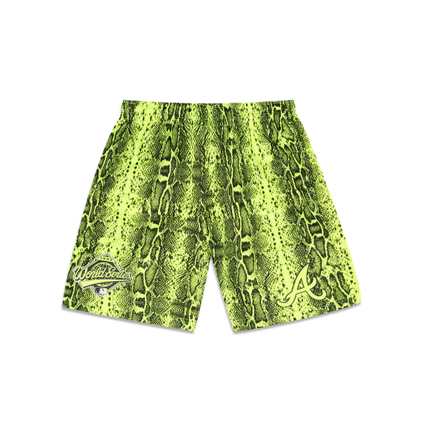 New Era Atlanta Braves Summer Pop Yellow Shorts – Exclusive Fitted Inc.