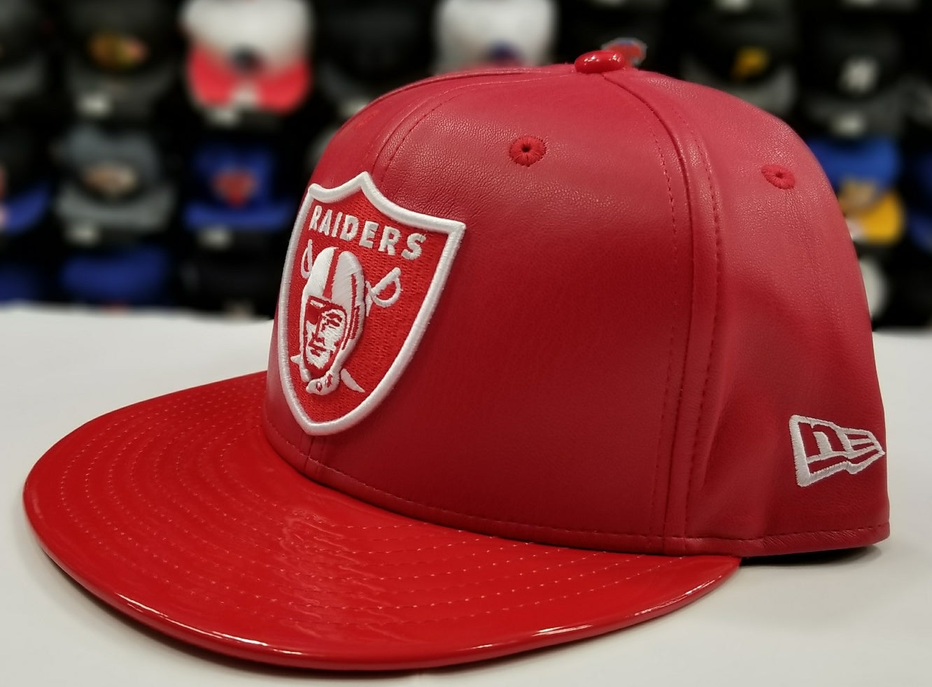 red oakland raiders hat